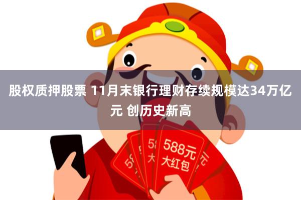 股权质押股票 11月末银行理财存续规模达34万亿元 创历史新高