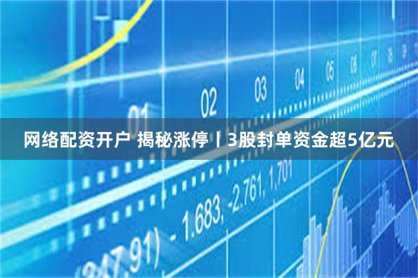 网络配资开户 揭秘涨停丨3股封单资金超5亿元
