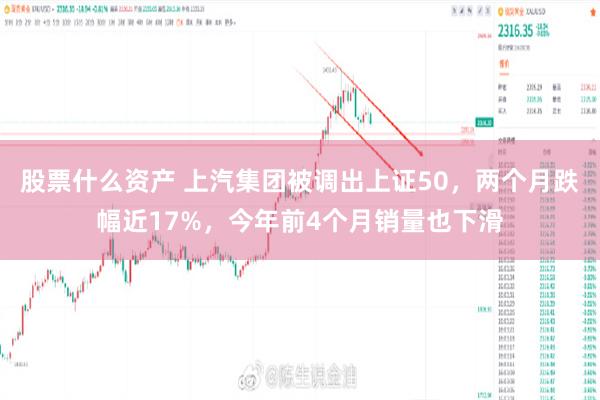 股票什么资产 上汽集团被调出上证50,两个月跌幅近17%,今年前4个月销量也下滑