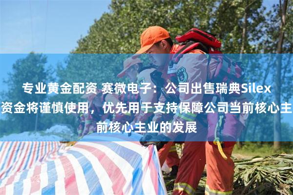 专业黄金配资 赛微电子：公司出售瑞典Silex股权所获资金将谨慎使用，优先用于支持保障公司当前核心主业的发展