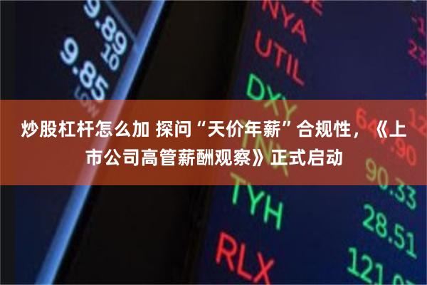 炒股杠杆怎么加 探问“天价年薪”合规性，《上市公司高管薪酬观察》正式启动
