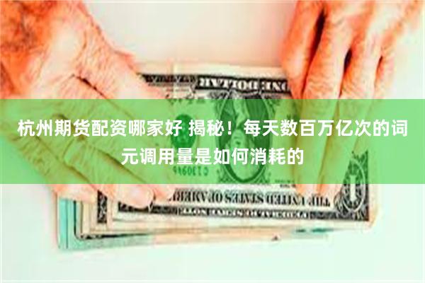 杭州期货配资哪家好 揭秘！每天数百万亿次的词元调用量是如何消耗的