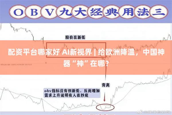 配资平台哪家好 AI新视界 | 给欧洲降温，中国神器“神”在哪？