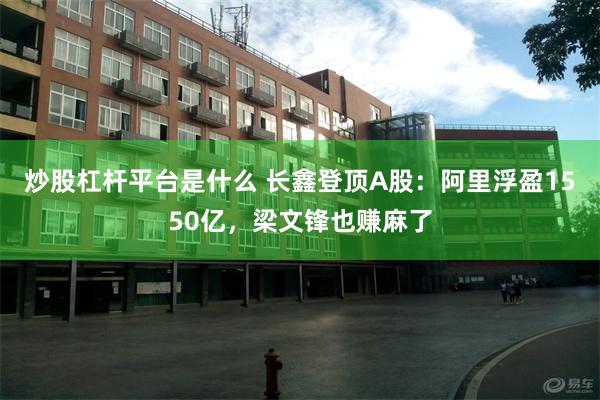 炒股杠杆平台是什么 长鑫登顶A股：阿里浮盈1550亿，梁文锋也赚麻了