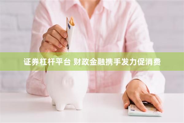 证券杠杆平台 财政金融携手发力促消费