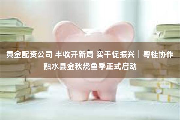 黄金配资公司 丰收开新局 实干促振兴｜粤桂协作融水县金秋烧鱼季正式启动